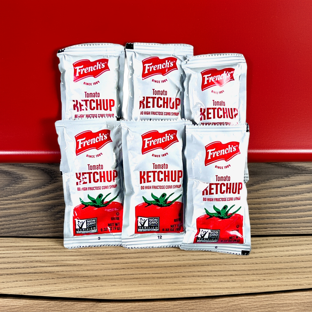 25 French's Tomato Ketchup Packets